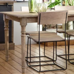 Table À Manger<Made in Meubles Table à manger en bois de manguier Louis