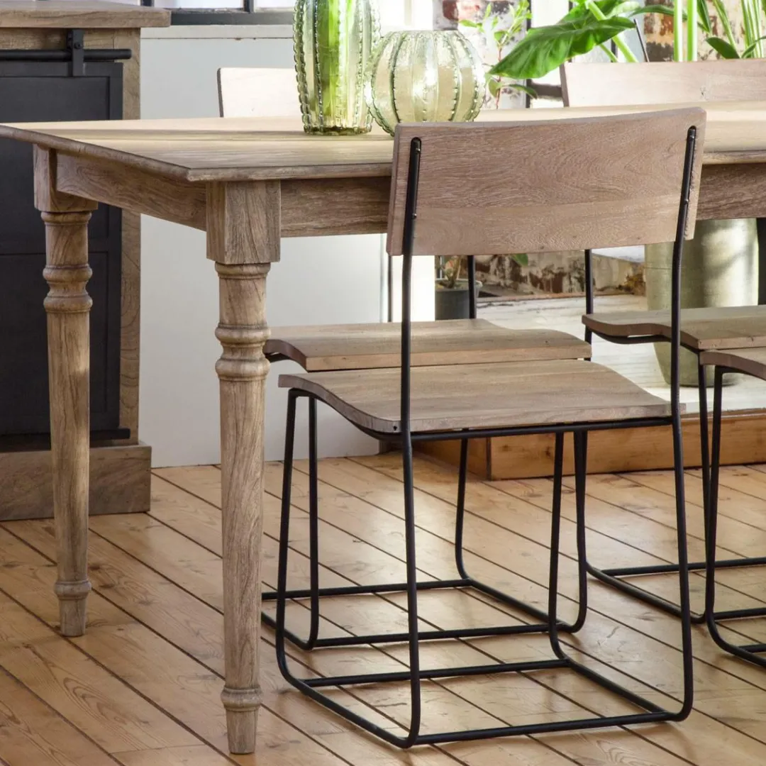 Table À Manger<Made in Meubles Table à manger en bois de manguier Louis