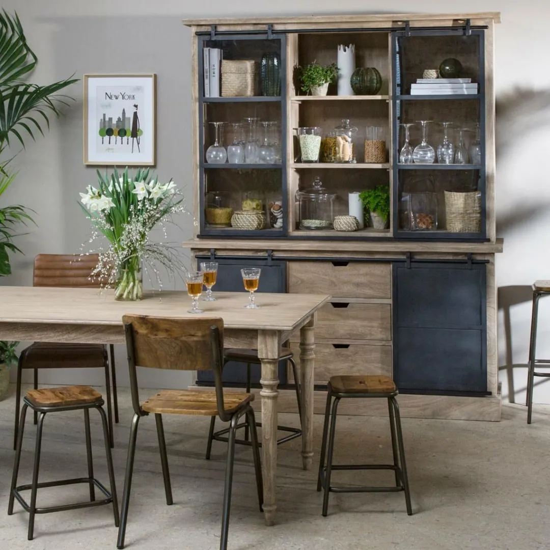 Table À Manger<Made in Meubles Table à manger en bois de manguier Louis