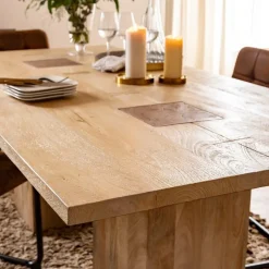 Table À Manger<Made in Meubles Table à manger en bois de manguier Vivien