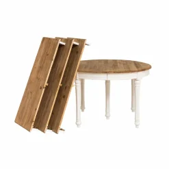 Table À Manger<Made in Meubles Table à manger en bois recyclé avec allonges Garance