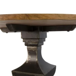 Table À Manger<Made in Meubles Table à manger ronde en bois de manguier Vitto