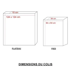 Table À Manger<Made in Meubles Table à manger ronde en bois de manguier Vitto
