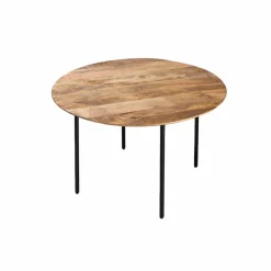 Table À Manger<Made in Meubles Table à manger ronde en bois de manguier Gloria