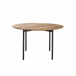 Table À Manger<Made in Meubles Table à manger ronde en bois de manguier Gloria