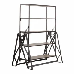 Etagère<Made in Meubles Table étagère en bois de manguier Santorini