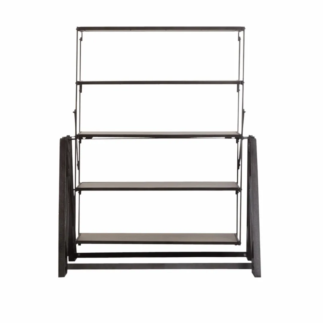 Etagère<Made in Meubles Table étagère en bois de manguier Santorini