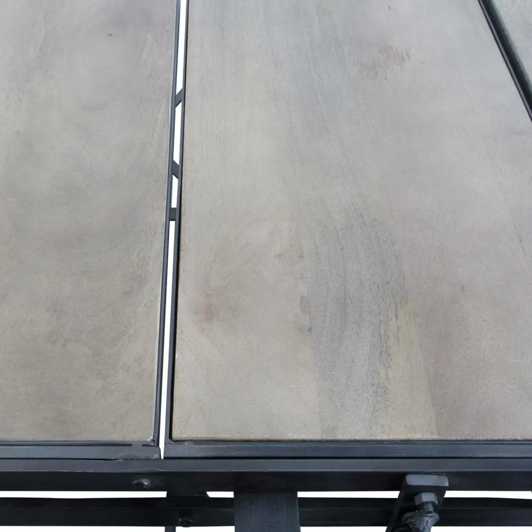 Etagère<Made in Meubles Table étagère en bois de manguier Santorini