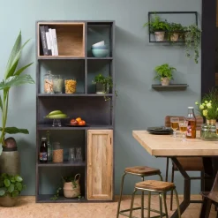 Tabouret De Bar<Made in Meubles Tabouret de bar écolier métal et bois 69 cm Marcus