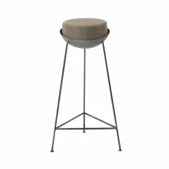 Tabouret De Bar<Made in Meubles Tabouret de bar en métal 1 place Grey