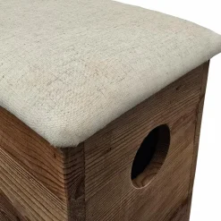 Tabouret<Made in Meubles Tabouret en bois recyclé Blaise