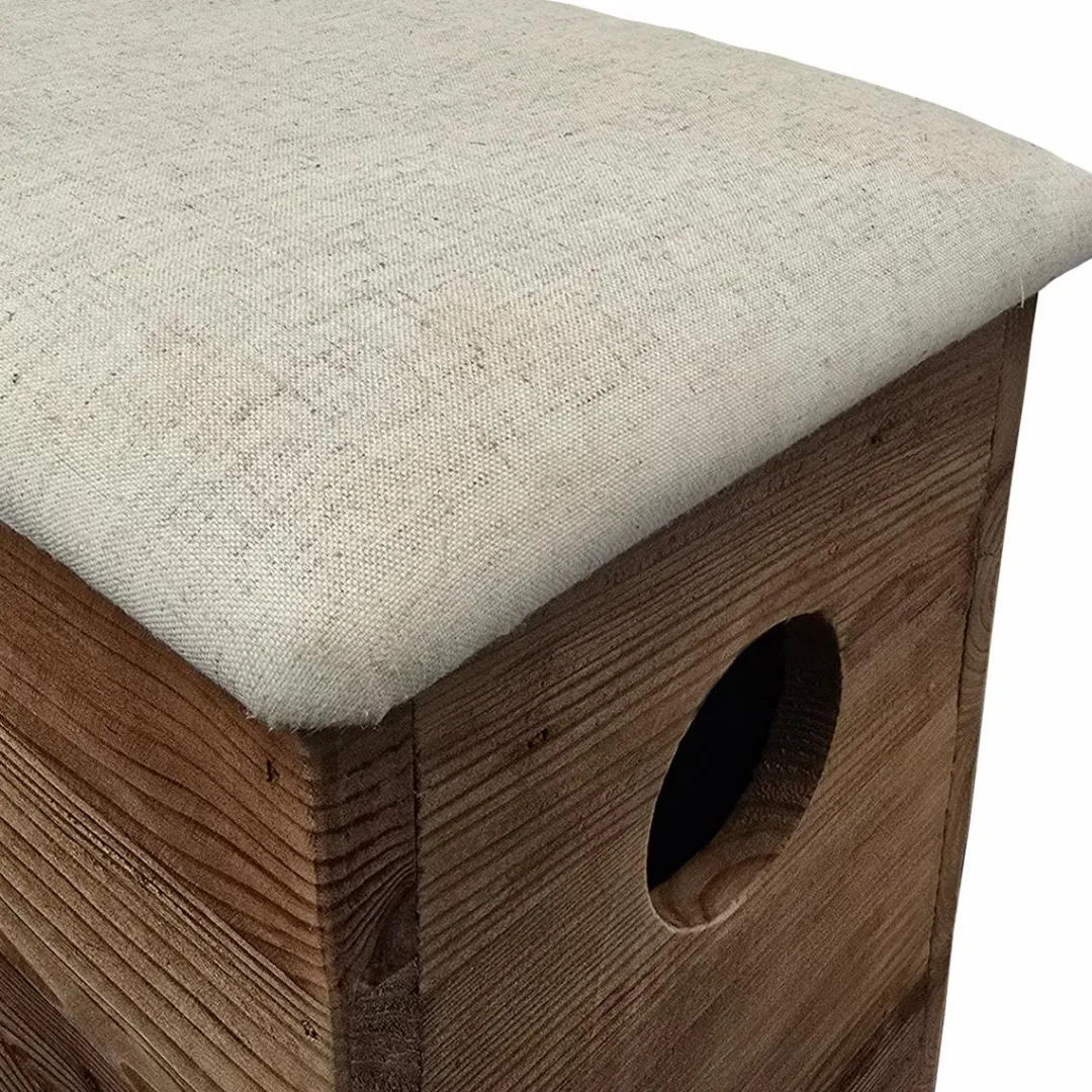 Tabouret<Made in Meubles Tabouret en bois recyclé Blaise