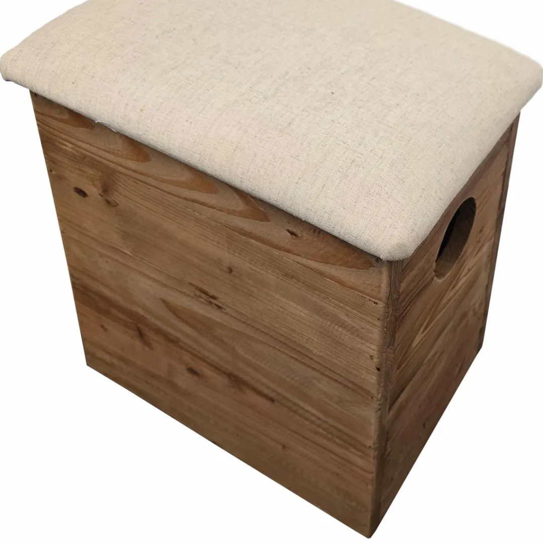 Tabouret<Made in Meubles Tabouret en bois recyclé Blaise