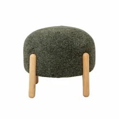 Tabouret<Made in Meubles Tabouret en tissu bouclette Nério