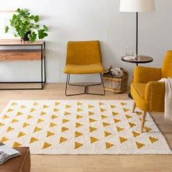 Décoration<Made in Meubles Tapis en coton Baptiste