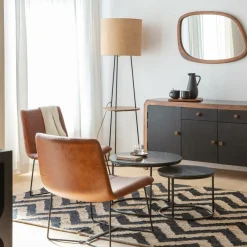 Décoration<Made in Meubles Tapis en jute et coton Mathilde