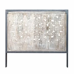 Tête De Lit<Made in Meubles Tête de lit en bois de manguier blanchi Lila