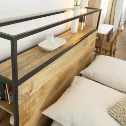 Tête De Lit<Made in Meubles Tête de lit en bois de manguier 160 cm Armelle