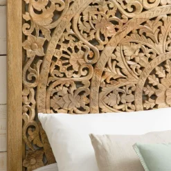 Tête De Lit<Made in Meubles Tête de lit en bois de manguier sculpté Vittoria
