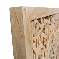 Tête De Lit<Made in Meubles Tête de lit en bois de manguier sculpté Vittoria