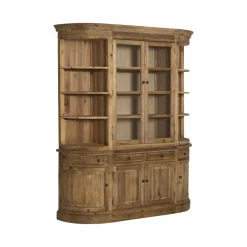 Vaisselier<Made in Meubles Vaisselier arrondi en bois recyclé Garance