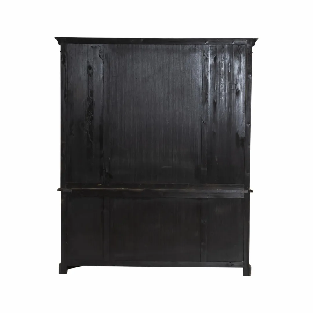 Vaisselier<Made in Meubles Vaisselier arrondi en bois recyclé Garance