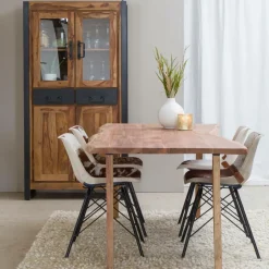 Vaisselier<Made in Meubles Vaisselier en bois d'acacia Havana