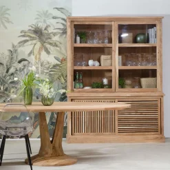 Vaisselier<Made in Meubles Vaisselier en bois d'acacia Salta