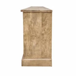 Vaisselier<Made in Meubles Vaisselier en bois de manguier brossée et métal noir Clotilde