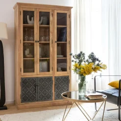 Vaisselier<Made in Meubles Vaisselier en bois de manguier Sahara