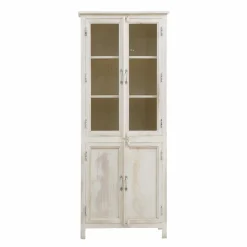 Vaisselier<Made in Meubles Vaisselier en bois de manguier blanchi Cuzco