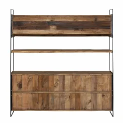 Vaisselier<Made in Meubles Vaisselier en bois recyclé 190cm Blaise