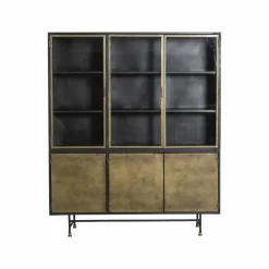 Vaisselier<Made in Meubles Vaisselier en laiton et métal Janelle