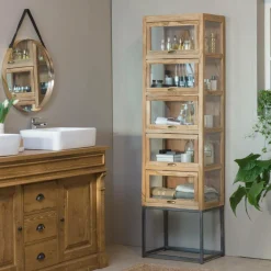 Vasque<Made in Meubles Vasque rectangulaire en porcelaine Perrine