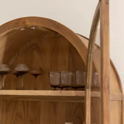 Vitrine<Made in Meubles Vitrine en bois d'acacia Néven