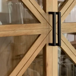 Vitrine<Made in Meubles Vitrine en bois de manguier Thalia