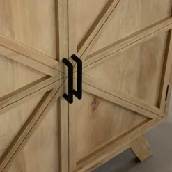 Vitrine<Made in Meubles Vitrine en bois de manguier Thalia