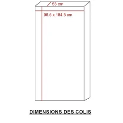 Vitrine<Made in Meubles Vitrine en bois de manguier et métal Ambroisa