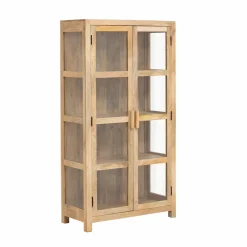 Vitrine<Made in Meubles Vitrine en bois de manguier Amaris