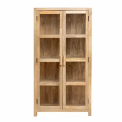 Vitrine<Made in Meubles Vitrine en bois de manguier Amaris