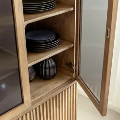 Vitrine<Made in Meubles Vitrine en bois de manguier Betty