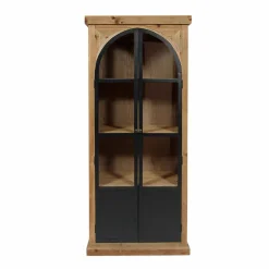 Vitrine<Made in Meubles Vitrine en bois recyclé et métal Garance