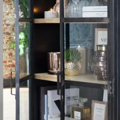 Vitrine<Made in Meubles Vitrine haute en métal Locker